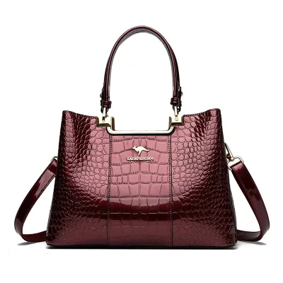 Modern Glossy Shoulder Bag Women